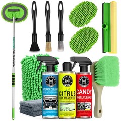 17pc Car Wash Kit, Car Cleaning Kit with Car Wash Brush Long Handle, Car Wash…