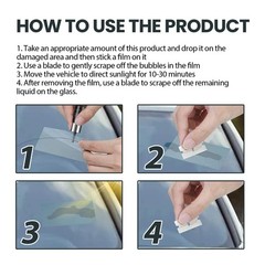 Car Windshield Repair Kit Resin for Chips Cracks Bullseye Star Break Fix