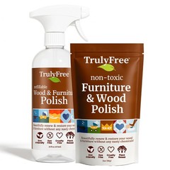 Natural Wood Cleaner & Furniture Polish – Leather Cleaner, Vinyl, Furniture &…