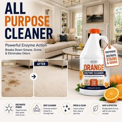 Multi-Purpose Probiotic Enzyme orange Cleaner, 1/2 Gallon (64 oz.) – Pet Stai…