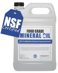 Food Grade Mineral Oil,1 Gallon for Cutting Boards and Butcher NSF Approved
