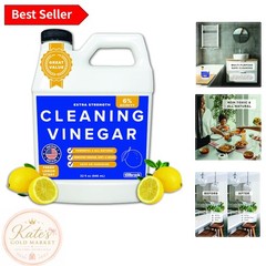 Versatile 32oz Cleaning Vinegar – Extra Strength with Refreshing Lemon Scent