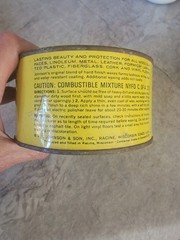 SC Johnson Paste Wax Original Formula Container 1 Lb 60% Full *Read