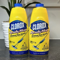 2- Clorox Ready Mop Advanced Floor Cleaner Refill Bottle 24 oz FRESH SCENT New