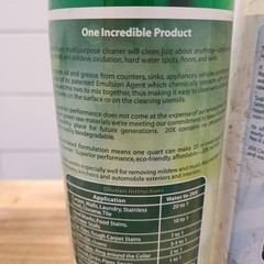 ADVANAGE 20X Multi-Purpose Cleaner Clear & Green Apple 2 Pack Concentrate NEW