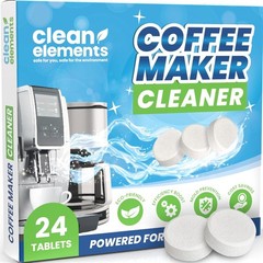 Coffee Maker Cleaner & Descaler Tablets 24-Pack for Keurig Nespresso Espresso Ma