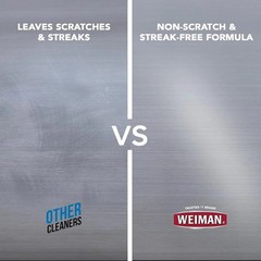 Weiman Stainless Steel Cleaner Wipes, 30 Count – Non-Abrasive Anti-Fingerprint