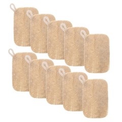30 Pcs Handmade Loofah Sponge Dish Scrubber Natural Luffa Scouring Pads Kitchen