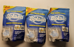 Splash Toilet Cleaner Powder 14.11 oz – Lot of 3