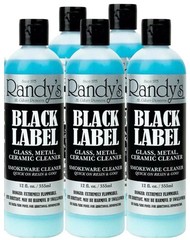 Randy’s Black Label Glass Cleaner 12oz (5 Pack) – Cleans Glass, Ceramic & Metal