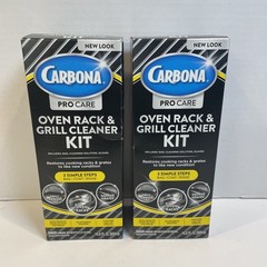 Carbona Pro Care Oven Rack & Grill Cleaner Kit – New Look – 2 Pack