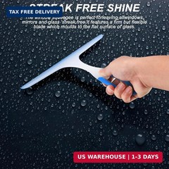 Shower Squeegee for Glass Doors, 3pcs Bathroom Squeegee for Shower Cleaner Squee