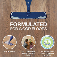 (2 Pack) Bona Hardwood Floor Cleaner Refill 128 oz Unscented Streak Free Wood