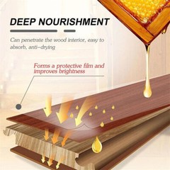 2× Bee Wax Furniture Polish Spray Natural Micro-Molecularized Beeswax w/ Tool US