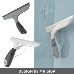 MR.SIGA Multi-Purpose Silicon Squeegee for Window, Glass, Shower Door, Car Winds