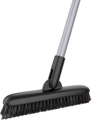 Heavy Duty Grout Scrub Brush with Long Handle | Shower Floor Scrubber for Cleani