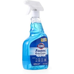 Foaming Glass Cleaner Trigger Spray for Windows Mirrors No Drip Streak Free