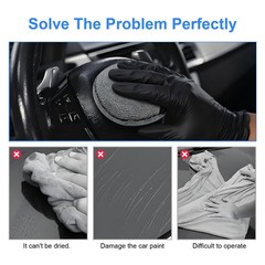 11 PCS Car Cleaning Kit Wash Detailing Set Wheel Brush Mitt Sponge Towels Tools