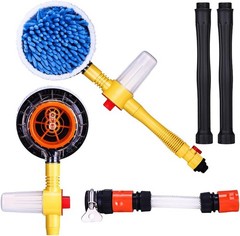 Wakauto Rotating Car Wash Brush – Cleaning Brush with Soap Dispenser and Hose…