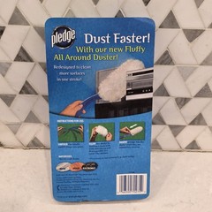 PLEDGE Multi Surface Duster 360 Fluffy with Allergen Trappers 1 Handle 2 Refills