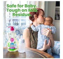 Dapple Baby Bottle & Dish Soap 3 Pack 16.9 fl oz Fragrance Free Plant-Based