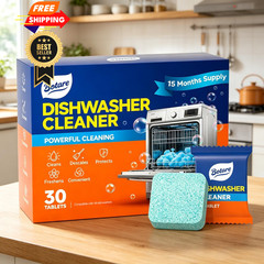 Botare Dishwasher Cleaning Tablets -30 Pack 30 Count (Pack of 1), green