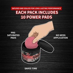 Renegade Pro Red Polishing Pads for Aluminum & Stainless Steel, 10~Pack
