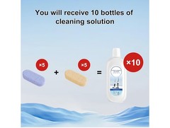 Floor Cleaner Tablets 10 Pack Compatible with Tineco, Unscented 500 mL