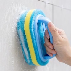 Cleaning Brush With Handle Dish Soap Kitchen Bathroom Tub Scrubber Tool