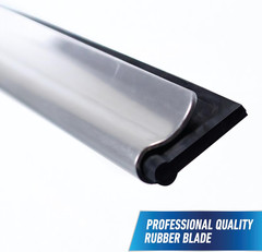 Professional Connect and Clean 2-In-1 Squeegee and Scrubber, 10” Window Cleaning