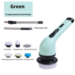 9-In-1 Electric Cleaning Brush USB Electric Spin Cleaning Scrubberadjustable Ele