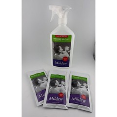 Naturally Its Clean Mildew Cleanser Concentrate Spray Bottle 3 Packets