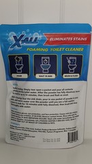 X-ALL Foaming Toilet Cleaner, Self-Activating Powder, 1 Pack(4 Treatments)