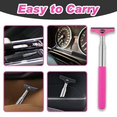 Side Mirror Squeegee, 2 PCS Car Mirror Squeegee, Retractable Car Rearview Mir…