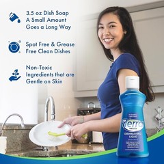 Case of 64 Terra Breeze Dishwashing Liquid, Mini/Travel Size 3.5oz, New S2