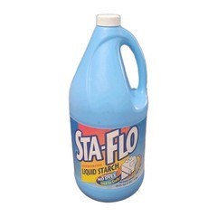 Rare Vintage Discontinued Purex Sta-Flo Liquid Starch 64 Ounce Opened Approx 24%