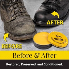 Fiebing’s 3.5 oz Yellow Saddle Soap – Leather Cleaner & Conditioner