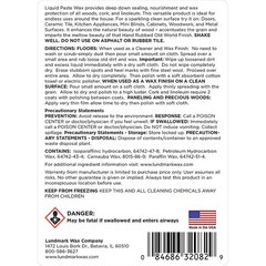 Lundmark Liquid Paste Wax with Carnauba Wax, 32-Ounce, 3208F32-6 (LUN-3208F32-6)