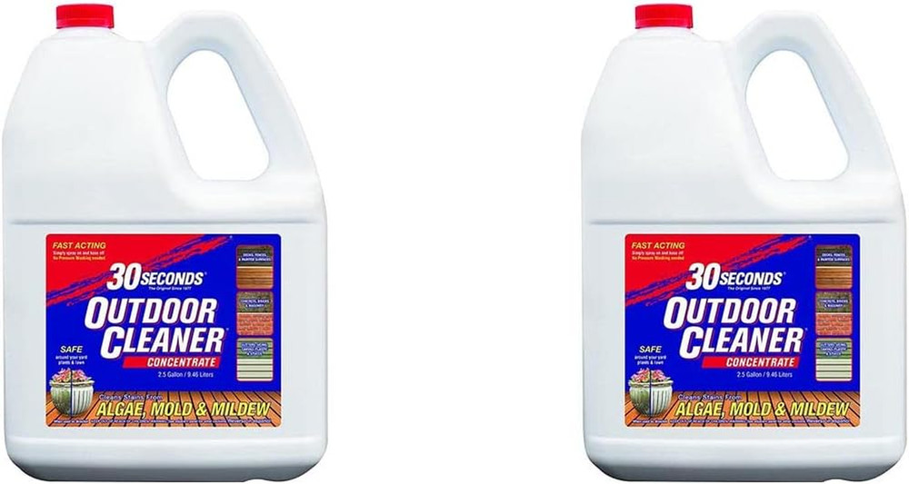 30 Seconds 2.5G30S Biodegradable Concentrated Outdoor Cleaner, 2.5 Gal, Light Ye