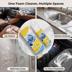 4-in-1 Multi-Enzyme Foam Cleaner, All-Purpose Spray 5oz with Sponge & Towel