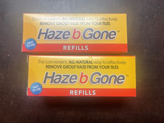 Lot of 2 – Miracle Sealants Haze B Gone Glove-Pouch 1000SqFt Refill