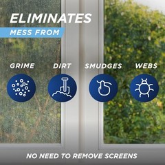 30 SECONDS Outdoor Window & Screen Cleaner – Spray & Rinse, No Removal, 1.1 Gall