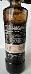 Vintage 1968 Genuine Old English Furniture Scratch Cover Glass Bottle about 3/4