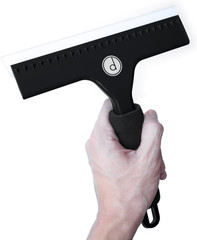 Squeegee for Shower Door, Car Windshield, and Glass Window – 2 Extra Silicone Re