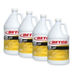 4 Pack Gallon Lemon Betco PH 7 Floor Cleaner