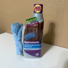 Rejuvenate Cabinet Furniture Restorer 16 oz Clear Finish NEW with Applicator