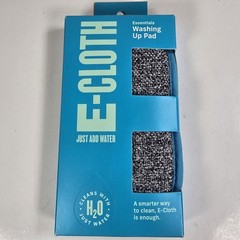 E-Cloth Essentials Washing Up Pad Dual Sided Microfiber Cleaning Scrubber New