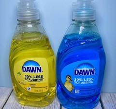 Dawn Original & Lemon Scent Ultra Dishwashing Liquid Dish Soap 7.5 Oz, (2]