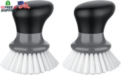 Unbranded VERO Safe Dish Scrub Brush Palm Grip Ergonomic Kitchen Scrubber 2 Pack