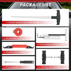 7-Piece Windshield Removal Tool Kit